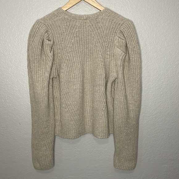 UNIVERSAL THREAD Strong Shoulder Sweater | Beige | Large - Picture 5 of 7